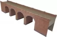 PO240 00/H0 Scale Double Track Red Brick Viaduct