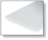 Evergreen Plain White Opaque Polystyrene Sheet