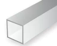 256 - .375" (9.5mm)OPAQUE WHITE POLYSTYRENE SQUARE TUBING (TELESCOPING)