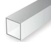 255 - .312" (7.9mm) OPAQUE WHITE POLYSTYRENE SQUARE TUBING (TELESCOPING)